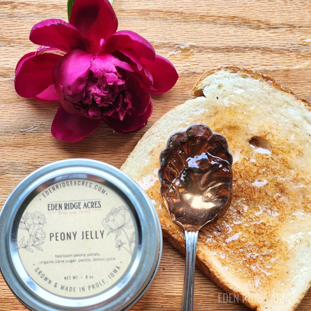 Peony Jelly (8 oz) — Eden Ridge Acres